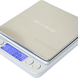 SKADIOO Jewellery Scale With Bowl | Weight Scale | Digital Weight Machine | weight machine for gold, Digital food weight Scale 500 Gram for Jewellery Gemstone Diamond, Educational & Industrial Purpose-picture-30