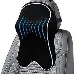 Car Neck Rest Pillows | Memory Foam Neck Pillow | Head Rest | Neck Rest for Car | Car Neck Pillow for Pain Relief (Large, Black, Pack of 1)-image-40