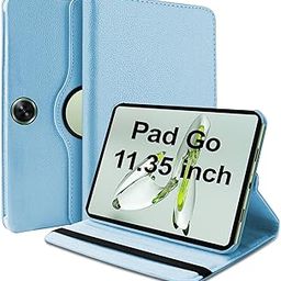 TGK Rotating Flip Cover for OnePlus Pad Go 11.35 inch Leather Case (Sky Blue)-11