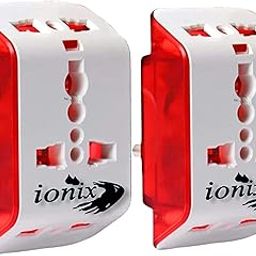 IONIX Multiplug | 3 pins plug adapter | 3 Pin Travel | Multi plug socket | Multi plug socket | multiple socket plug | multiple socket plug | Universal Multi Plug Power Plug Adapter, 1 Piece, Plastic, White Pack of 2-20