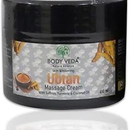 BODY VEDA Ubtan Massage Cream for Rejuvenating Skin Care | Nourishing Face Moisturizer for Dull & Dry Skin – 450 GM-image-89