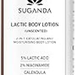 5% Lactic acid unscented Exfoliating Body Lotion|Moisturizer with Niacinamide,Shea butter & Calendula oil|For strawberry skin,improving skin texture & brightening (200ml)|Cruelty-free-35