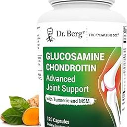 Glucosamine Chondroitin MSM Turmeric & Boswellia - Advanced Joint Support Supplement with 1500 mg Glucosamine Sulfate - Includes 120 Capsules-102