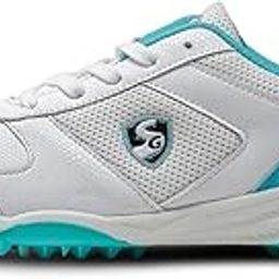 Fusion Cricket Shoe (Color: Teal & White, Size: UK8/ US9/ EU42) | for Mens & Boys | Material: Mesh & PVC | Enhanced Performance | Non-Slip Sole for Improved Durability for Stability-picture-5