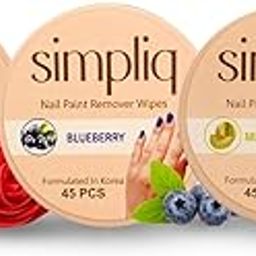 Nail Paint Remover Wipes I Acetone Free | Vitamin E | 100% vegan | Cruelty Free I Nail Polish Removal Wipes Upto 10 Nails [ Blueberry, Roes & Musk Melon ] [ 45 Wipes Each ]-image-51