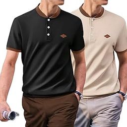 Lymio Polo T Shirt for Men || Men Casual T-Shirt || Available in Combo Packs (Polo-48-50)-image-0