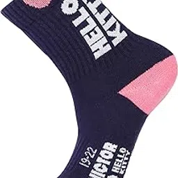 victor Hello Kitty Junior Long Crew Sports Socks SK-KT210-B (S:19-22cm)-picture-36