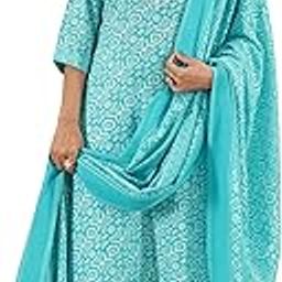 Women's Cotton Blend Kurta Sets-picture-6