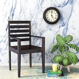 WOODSTAGE Solid Sheesham Wood Multipurpose Chair for Living Room Bedroom Home Wooden Armchair Furniture for Garden Balcony Outdoor Indoor - (Warm Chestnut Finish)-image-23