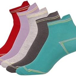 Feelings® Women Solid Low Cut Odor Free Sports Socks | Ankle Length | Free Size | Breathable | Combo Socks for Women-42
