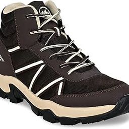 Men's Sports Trekking & Hiking,Biking,Walking Shoes with Rubber Outsole & Memory Foam Insole Lace-Up Shoes for Men's(ACSS-3661|Black|Beige|LightGrey Size-6,7,8,9,10)-44