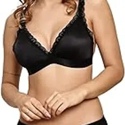 quttos Removable Cup deep V-Neckline Bra Panty for Women-picture-10