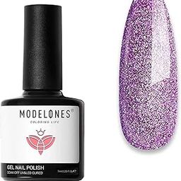 Modelones Nail Polish 7ml from BELLE GAGA UV Gelpolish Soak Off Nail Art Design Manicure at Home DIY Gifts for Women Girls UV Nail Gel Polish (1162)-image-54