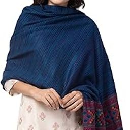 Kullu Shawls for Women, Woven Design Women's Shawl for Winters, Inspired by Himachal Handicrafts Size-40x80-image-27