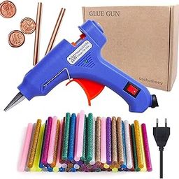 Goohomeey Upgraded Hot Glue Gun, 50pcs Glue Stick for Art DIY Small Craft Projects and Daily Quick Home Repair Sealing - 20 Watts (Glue Gun + Glue Stick)-image-52