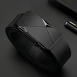 Generic Menâ€™s PU Leather Belt with Automatic Buckle-image-94