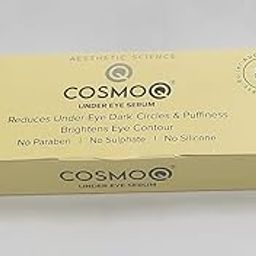 COSMOQ Under Eye Serum, 15ml, Reduces Dark Circles and Puffiness, Paraben-Free-20
