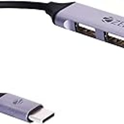 ZEBRONICS TA200U Type C to USB 3.0 4 Port hub with Hi Speed Data Transfer, Aluminum + ABS Body, 15cm Cable, Sleek Design and Plug Play Usage-18