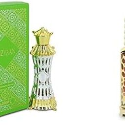 Ajmal Mizyaan Concentrated Oriental Perfumes Free From Alcohol 14ml & Ajmal Dahnul Oudh Hayati Concentrated Oudhy Perfume Free From Alcohol 6ml for Unisex Combo-43
