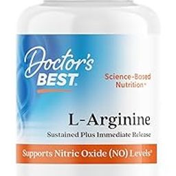 Doctor's Best Sustained Plus Immediate Release L-Arginine 500mg, 120 Bilayer Tablets-20
