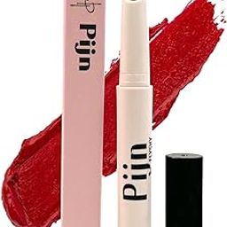 Pijn Luxe Comfy Matt Lipstick Heart Red | 12HR Long-Lasting, Smudge-Proof & Waterproof | Lightweight, Smooth Matte Finish With Vitamin E & Lip Repair | Lipstick for Women-image-102