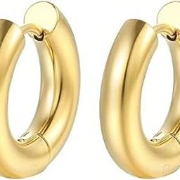 Small Hoop Huggie Bali Earrings Fancy Stylish Fashion Jewellery for Men & Boys-16