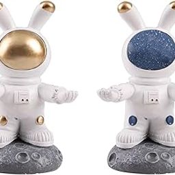 Glasses Holder Bunny Figurine Sunglasses Storage Rack Resin Astronaut Statue Aureate| Vision Care | Eyeglass Cases-image-39