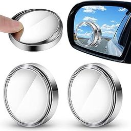 KRIVTEJ Blind Spot Mirrors Unique design Car Door mirrors Convex Rear View Mirror Mirror for blind side wide angle Adjustable Stick for Cars SUV and Trucks (1 pair)-27