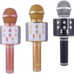 Seraphic Karaoke Wireless & 2 in 1 Portable Microphone with Speaker, Continuous Play+ Audio Recording + Card Slot + Aux Port + USB Charging for Wireless Singing, Parties-image-124