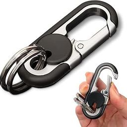 Niralasa Men's Car Key Chain, Personalized Creative Stainless Steel Car Keychain for Men-image-66