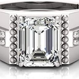 5.25 Ratti White Sapphire Original Stone Adjustable Ring For Men And Women With Lab Certified A9-image-91