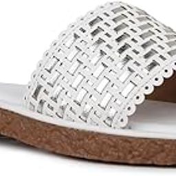 inc.5 Womens White Casual Solid Round Toe Flats Slide Sandal-picture-17