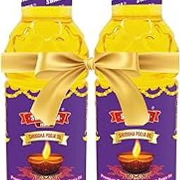 Swarajya India Panch Deepam Shuddha Pooja Oil | Floral Champa Scent for Spiritual Cleansing & Divine Peace | Pure & Aromatic | Pack of 2-450ml-image-10