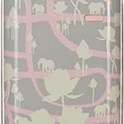 x Love Child Masaba 57 CM Small with Recessed TSA Lock & 8 Wheel Printed Hard PC Cabin Suitcase for Travel/Trolley Bag for Travel/Travel Bag with Double Wheel for Men & Women- Grey-image-38
