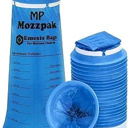 Mozpak Vomit Bags - 24 Pack - 1000ml Emesis Bags - Leak Resistant, Disposable, Portable, Safe Sick Bags - For Car Moving Nursing, Kids, Taxi Drivers-picture-17