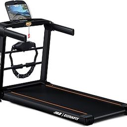 91-Durafit Ace Pro 4.5 HP Peak BLDC Motorized Treadmill | 20 Level Auto Incline | Home Cardio | 16 Km/Hr Max Speed | 120 Kg Max User Weight | Free Installation Assistance | Black-image-10