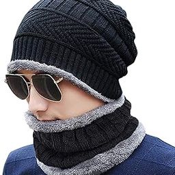 Ultra Soft Unisex Woolen Beanie Cap with Neck Scarf Set for Ladies I Women I Girl - Warm, Snow Proof-image-24
