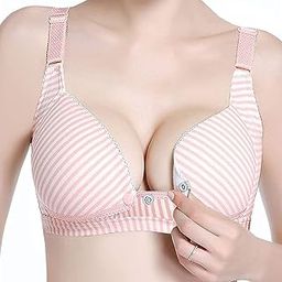 Women's Cotton Lightly Padded Wire Free Maternity Bra-image-32
