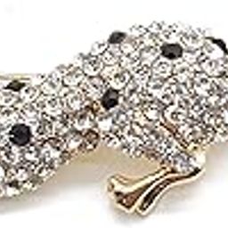 Jewellery for women Stylish Leopard Crystal Jewellery Gold Plated Brooches for Women-image-17