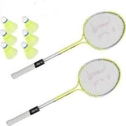 VINOX All-in-One Badminton Combo | 2 Rackets & 6 Shuttlecocks | Lightweight, Portable & Ideal for Players of All Levels-picture-9