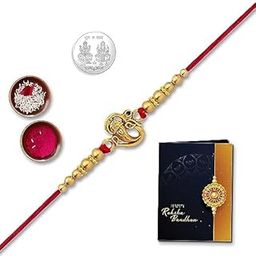 Multicolor Rakhi Combo with (K1_2) | Rakhi for Brother | Bracelets for Men Stylish | Rakhi in Silver | Rakhi Combo for Brother | Fancy Rakhi for Brother | Rakhi Online | Set of 1 |-image-85