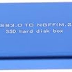 Meri Shopp USB3.0 to NGFF M.2 SSD Hard Disk Box SSD External Enclosure Case 6GB/S Blue-31