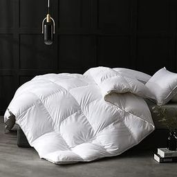 Razzai MammaYo Duvet 500 GSM Winter Comforter Premium Collection Quilted Comforter (92" x 106" Inches/233cm x 269cm) - King Size Comforter|White| Microfiber| lightweight-image-70
