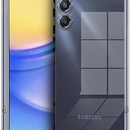 Amazon Brand - Solimo Back Cover for Samsung Galaxy A15 5G (Silicone|Transparent)-90