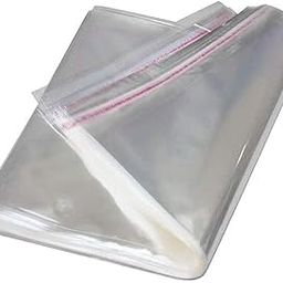 Webshoppers -50 Pieces (10x12 Inch + 2 inch Flap) Adhesive Plastic Polythene Clear Bags | Multipurpose Transparent Self Adhesive Plastic Pouch Bag For Packing And Storage-15
