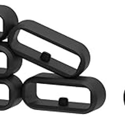 Replacement Watch Band Keeper Compatible with Garmin Fenix 7s/Instinct 2s/Fenix 6s/Fenix 6s Pro/Fenix 5s Plus/Forerunner645 245 55 Fastener Rings Holder Silicone Connector Loop Keeper Strap Retainer-14