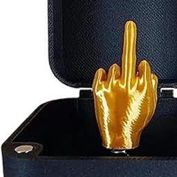 Middle Finger in A Box Fun Creative Gift Toy for Desk Halloweens Office| Gift Bag | Paper Gift Bag | Luxury Gift Bag-image-13