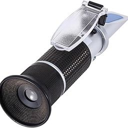 Glycol Refractometer Antifreeze Battery Coolant Tester RHA-503ATC for Car Engine Professionals-image-1