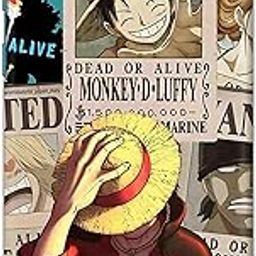NDCOM for Samsung Galaxy M02 Back Cover Case Anime One Piece Wanted Luffy-30