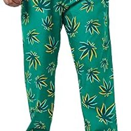 Plus Men's All over printed Regular Fit Poplin Plus Size Pyjama_642211_Green_6XL-image-33